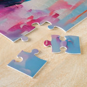 Lebendiger Papagei Puzzle (Seite)