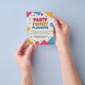 Lebendiger Partyplaner Flyer (Gruppe)
