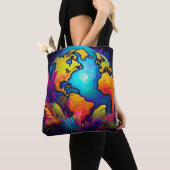 Lebendiger Planet - tropisches Erddesign Tasche (Von Nahem)