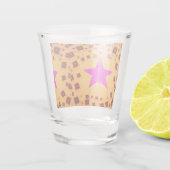 Lebendiger Polaroid-Ausbruch Schnapsglas (Rückseite)