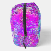 Lebendiger psychedelischer, bunter Groovy Fraktal Waschbeutel (Rechts)