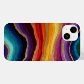 Lebendiger Regenbogen-Achat-Geode Case-Mate iPhone Hülle (Rückseite (Horizontal))