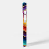Lebendiger Regenbogen-Achat-Geode Case-Mate iPhone Hülle (Rückseite / Links)