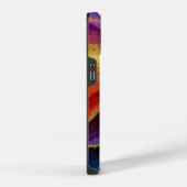Lebendiger Regenbogen-Achat-Geode iPhone Hülle (Rechte Seite)