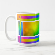 Lebendiger Regenbogen-Becher