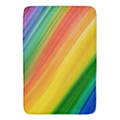 Lebendiger Regenbogen der Farben Badematte (Vorderseite Vertikal)