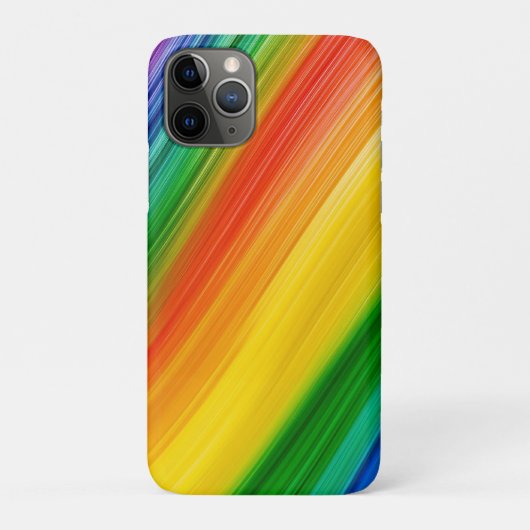 Lebendiger Regenbogen der Farben Case-Mate iPhone Hülle (Rückseite)