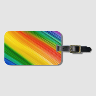 Lebendiger Regenbogen der Farben Gepäckanhänger