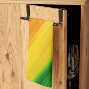 Lebendiger Regenbogen der Farben Geschirrtuch