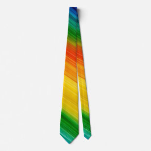 Lebendiger Regenbogen der Farben Krawatte