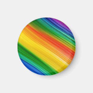 Lebendiger Regenbogen der Farben Magnet