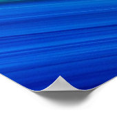 Lebendiger Regenbogen der Farben Poster (Ecke)