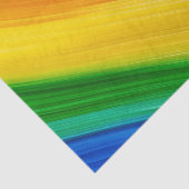 Lebendiger Regenbogen der Farben Seidenpapier (Ausschnitt)