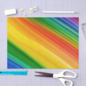 Lebendiger Regenbogen der Farben Seidenpapier (Handwerk)