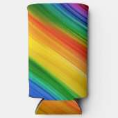 Lebendiger Regenbogen der Farben Selters Dosenkühler (Vorderseite)