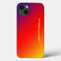 Lebendiger Regenbogen, Name, rot-orange-gelb