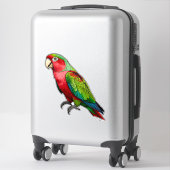 Lebendiger Regenbogenpapagei Aufkleber (Koffer)