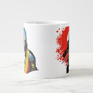Lebendiger Ritter Jumbo-Tasse