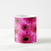 Lebendiger rosa Gerbera-Daisy-Muster-Becher | Kühn Kaffeetasse (Mittel)