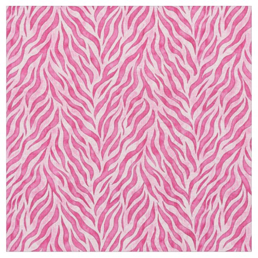 Lebendiger Rosa Zebradruck Stoff (Nahaufnahme)