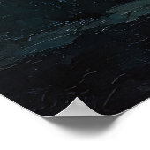 Lebendiger Roter und Weißer Koi-Fisch Poster (Ecke)