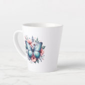 Lebendiger Schmetterlings-Blumenstrauß Art-96283 Milchtasse (Linke Ecke)
