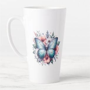 Lebendiger Schmetterlings-Blumenstrauß Art-96283 Milchtasse