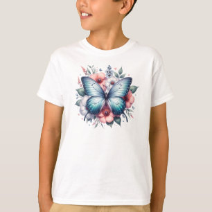 Lebendiger Schmetterlings-Blumenstrauß Art-96283 T-Shirt