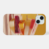 Lebendiger Sommer Popsicle Stapel Tech Case iPhone 15 Hülle (Rückseite (Horizontal))