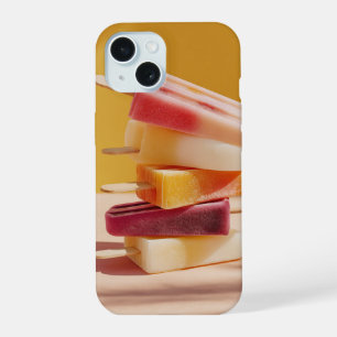 Lebendiger Sommer Popsicle Stapel Tech Case iPhone 15 Hülle