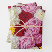 Lebendiger Sommerblumenstrauß Geschenkpapier Set (Beispiel)