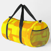 Lebendiger Sonnenschein-Fluss – Moderne abstrakte Duffle Bag (Rechte Ecke)