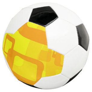 Lebendiger Sonnenschein-Fluss – Moderne abstrakte Fußball