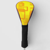 Lebendiger Sonnenschein-Fluss – Moderne abstrakte Golf Headcover (Vorderseite)