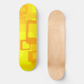 Lebendiger Sonnenschein-Fluss – Moderne abstrakte Skateboard (Vorderseite)