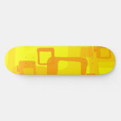 Lebendiger Sonnenschein-Fluss – Moderne abstrakte Skateboard (Horizontal)