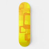 Lebendiger Sonnenschein-Fluss – Moderne abstrakte Skateboard (Vorderseite)