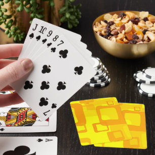Lebendiger Sonnenschein-Fluss – Moderne abstrakte  Spielkarten