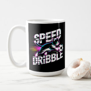 Lebendiger Speed-Dribbling-Katzenbecher für Katzen Kaffeetasse