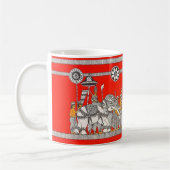 Lebendiger Srilankischer Weißer Elefant Kunstbeche Kaffeetasse (Links)