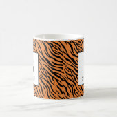 Lebendiger Tigergestreifter Becher mit individuell Kaffeetasse (Mittel)