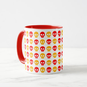 Lebendiger Totenkopf-Pop Tasse