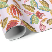 Lebendiger Toucan-Dschungel Geschenkpapier (Rolleneckpunkt)