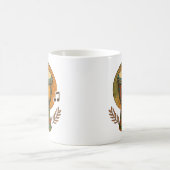 Lebendiger tribaler Rhythmus Kaffeetasse (Mittel)
