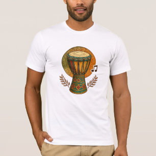 Lebendiger tribaler Rhythmus T-Shirt