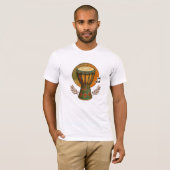 Lebendiger tribaler Rhythmus T-Shirt (Vorne ganz)