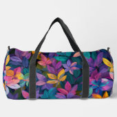 Lebendiger tropischer chromatischer Dschungel Duffle Bag (Vorderseite)