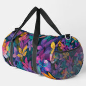 Lebendiger tropischer chromatischer Dschungel Duffle Bag (Rechte Ecke)
