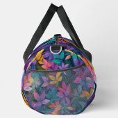Lebendiger tropischer chromatischer Dschungel Duffle Bag (Rechts)