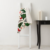 Lebendiger Weihnachtsmuster-Kunstprint Sherpadecke (Beispiel)